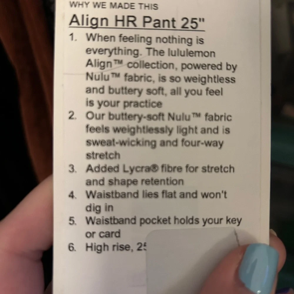 Lululemon Align High Rise Legging - Picture 4 of 4